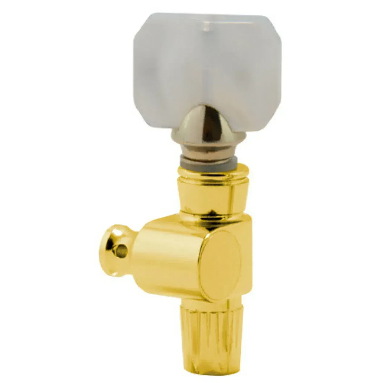 GROVER 163G Geared Banjo 5th Peg with Square Pearloid Button - Gold