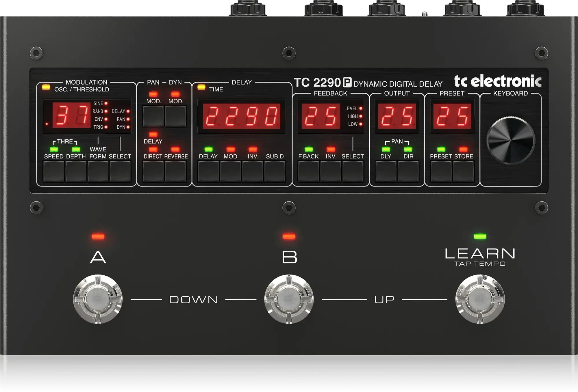 Педаль эффектов для электрогитары TC Electronic 2290P Dynamic Digital Delay