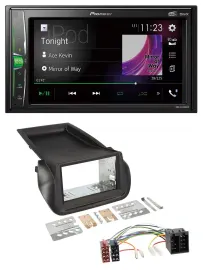 Pioneer 2DIN MP3 DAB USB Bluetooth Autoradio für Citroen Nemo Fiat Fiorino Peuge