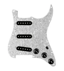920D Custom Vintage American Loaded Pickguard for Strat With Black Pickups, W...