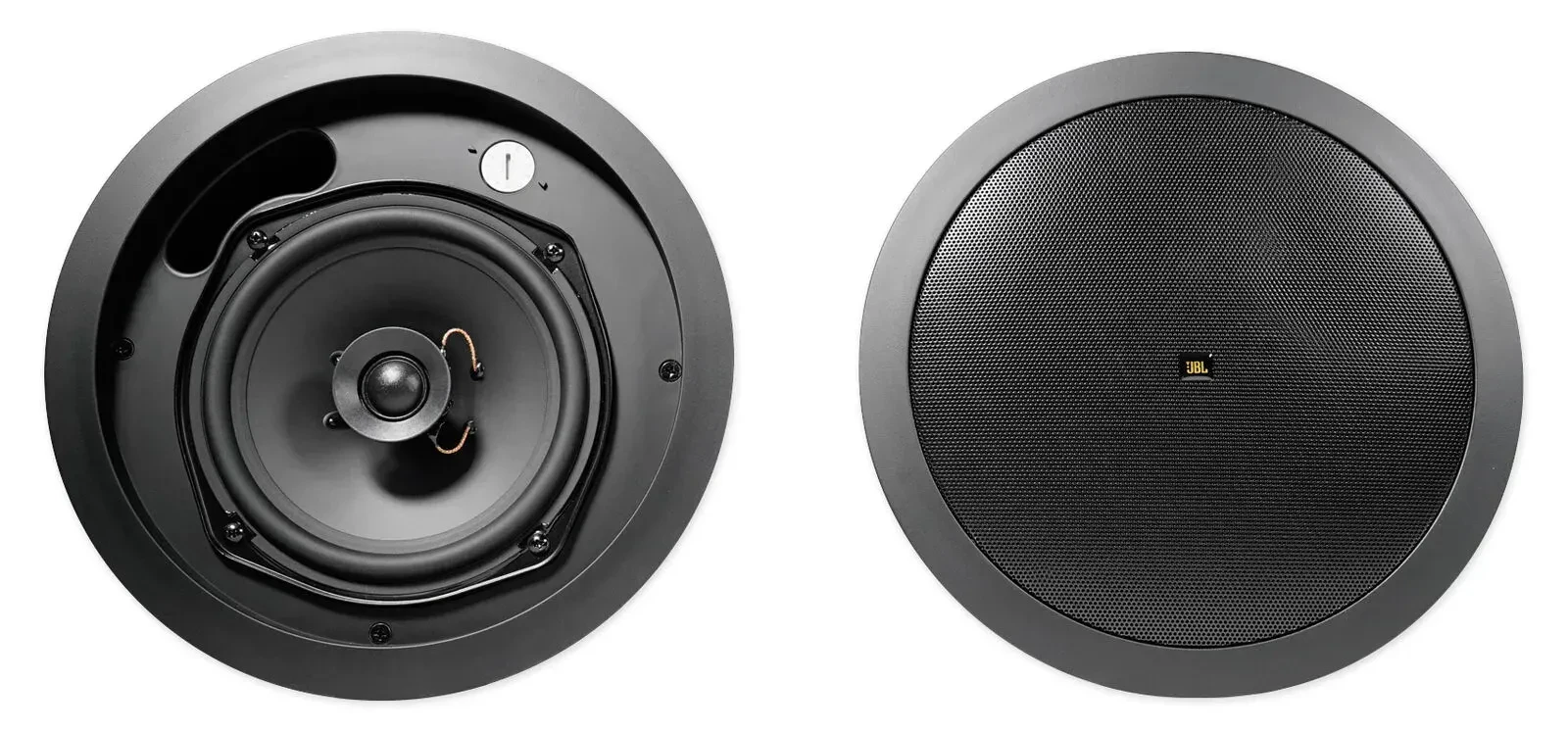 Б/У Потолочная акустика для ресторанов/баров JBL Control 16C/T-BK 6.5", 30W, 70V, чёрный (набор, 2 шт.)