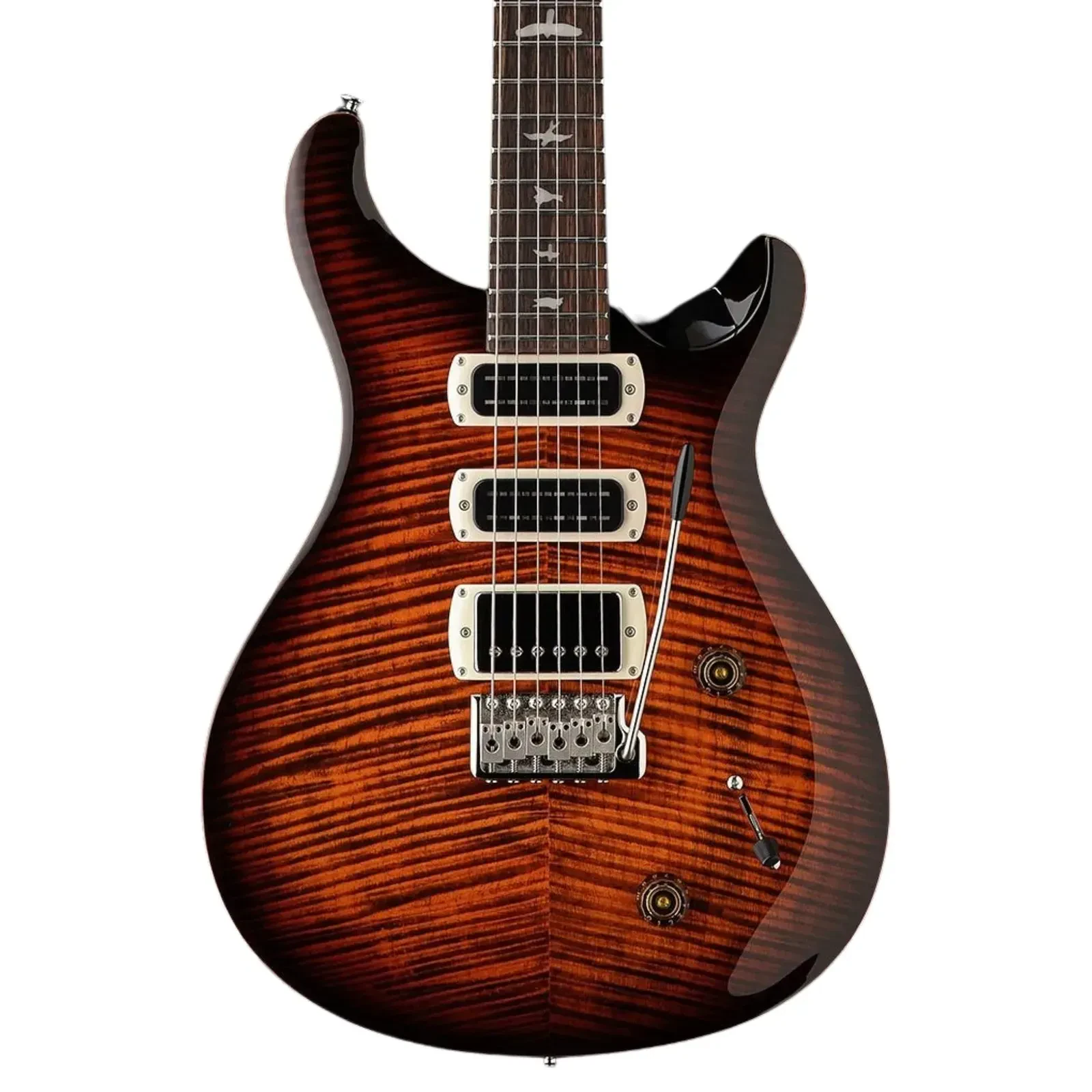 PRS SE Studio Electric Guitar, Rosewood Fingerboard, Orange Tiger Smokeburst