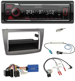 Автомагнитола Kenwood Bluetooth USB DAB для Alfa Romeo Mito (2013–2018), поддержка управления на руле, разъём ISO