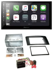 Pioneer MP3 Bluetooth DAB 2DIN USB Autoradio für Mercedes M-Klasse 05-11 W164 Pr