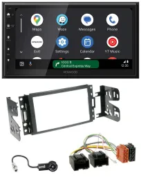 Kenwood DAB Bluetooth USB MP3 2DIN Autoradio für Chevrolet Corvette Uplander 05-