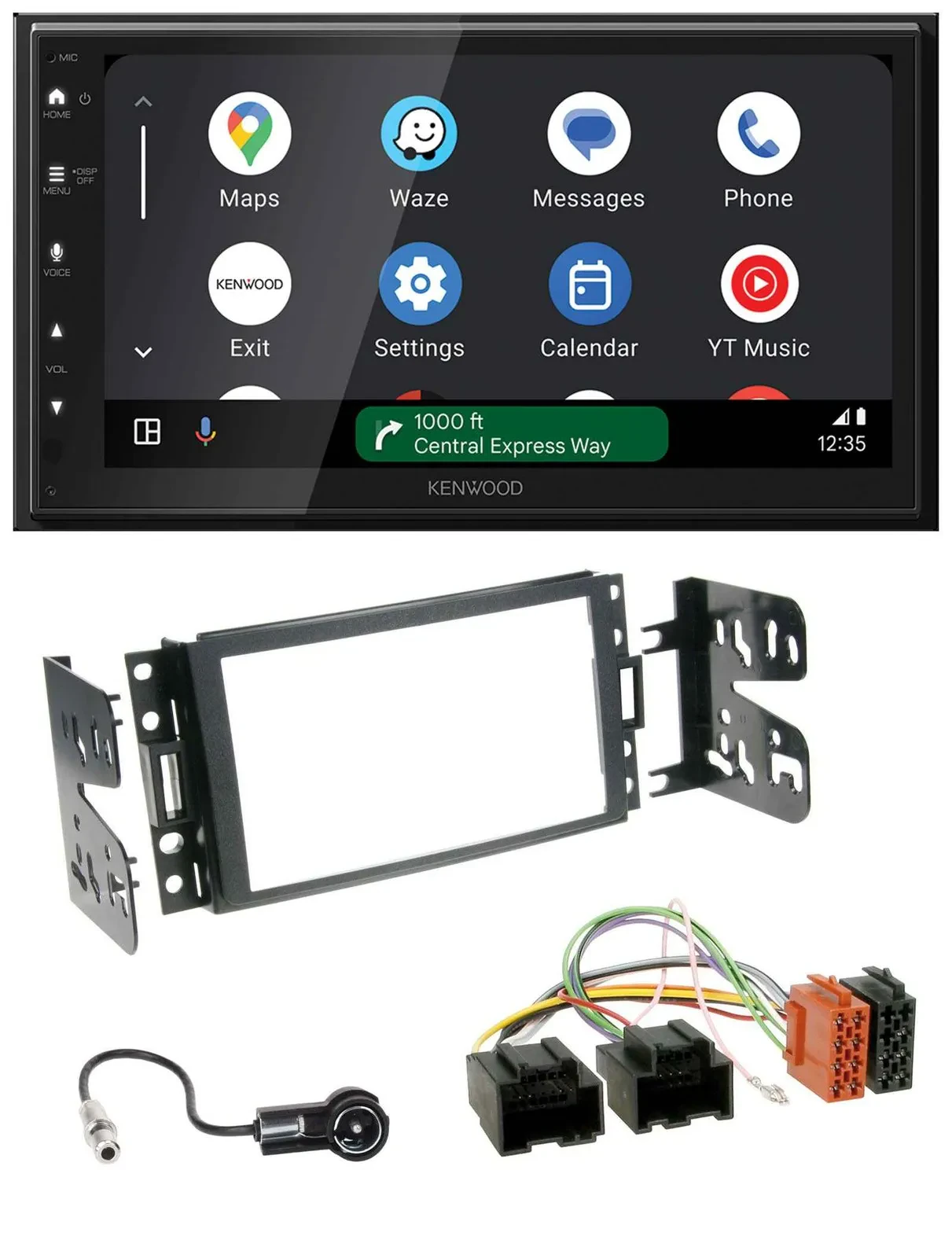 Kenwood DAB Bluetooth USB MP3 2DIN Autoradio für Chevrolet Corvette Uplander 05-