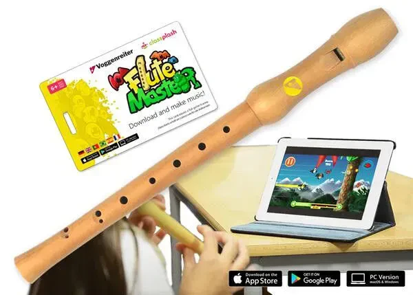 Блокфлейта Voggenreiter Flute Master (App) Flötenset BA (набор), барочная аппликатура