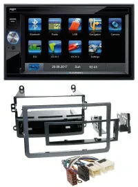 Автомагнитола Blaupunkt 2-DIN Bluetooth, USB, AUX, SD, MP3 для Nissan 350Z Coupe/Roadster