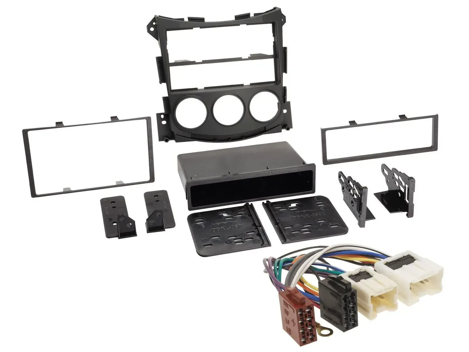 Einbauset Doppel DIN Autoradio für Nissan 370Z Coupe Roadster ab 10