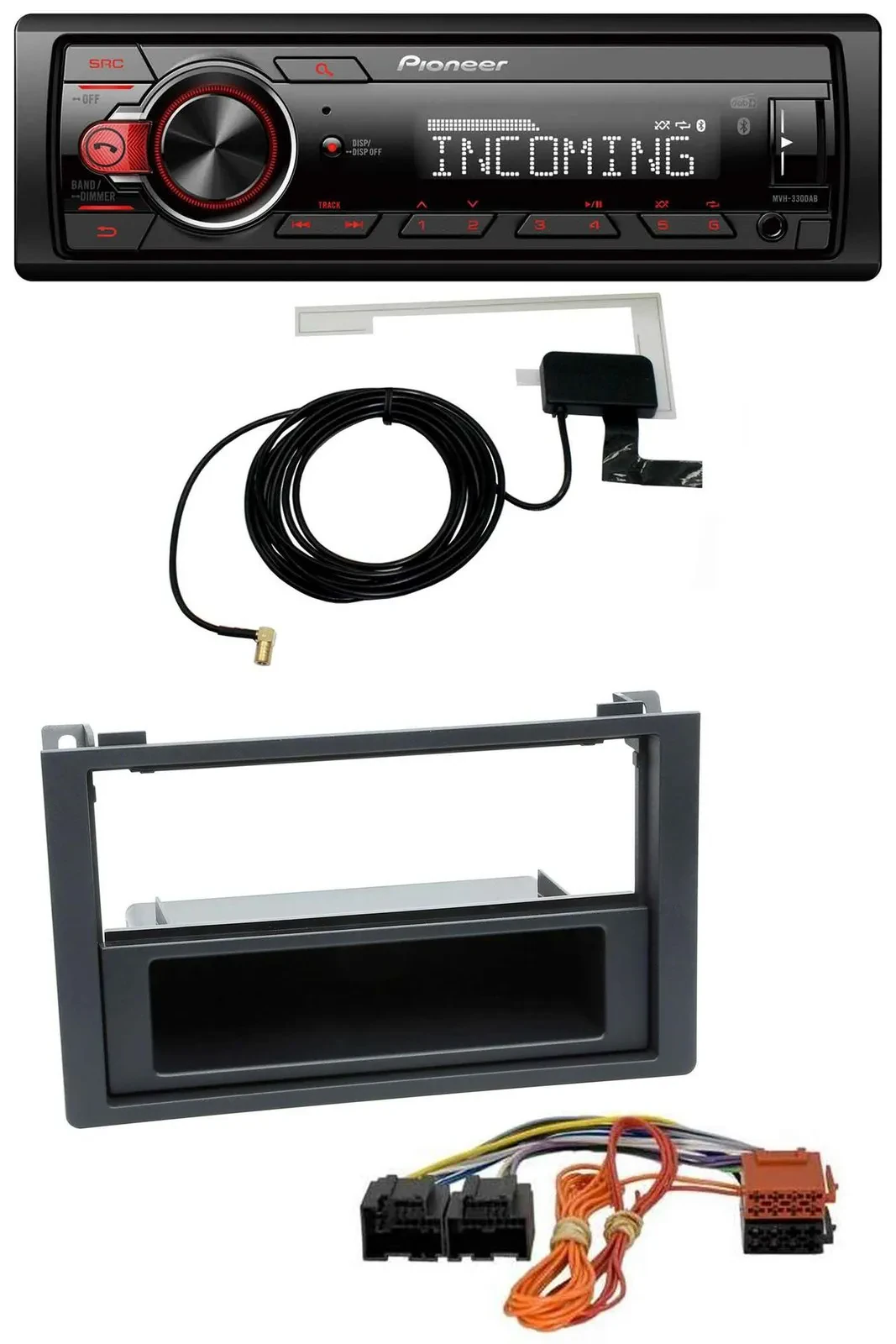 Pioneer USB MP3 DAB Bluetooth Autoradio für Saab 9.3 (ab 2006)