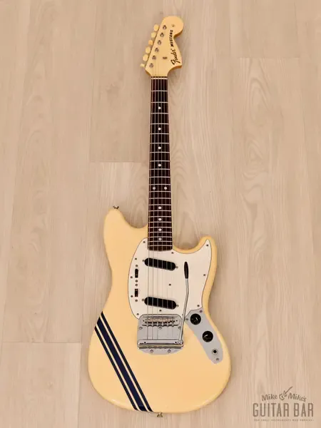 Электрогитара Fender Competition Mustang '73 Vintage Reissue MG73-85/CO Olympic White Japan 2008