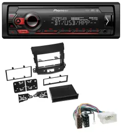 Pioneer MP3 USB DAB Bluetooth Autoradio für Citroen C-Crosser Mitsubishi Outland