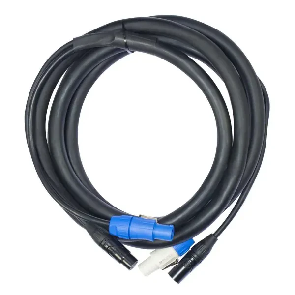 ADJ AC5PPCON12 12FT 5-Pin DMX & Locking Power Link Combo Cable idjnow