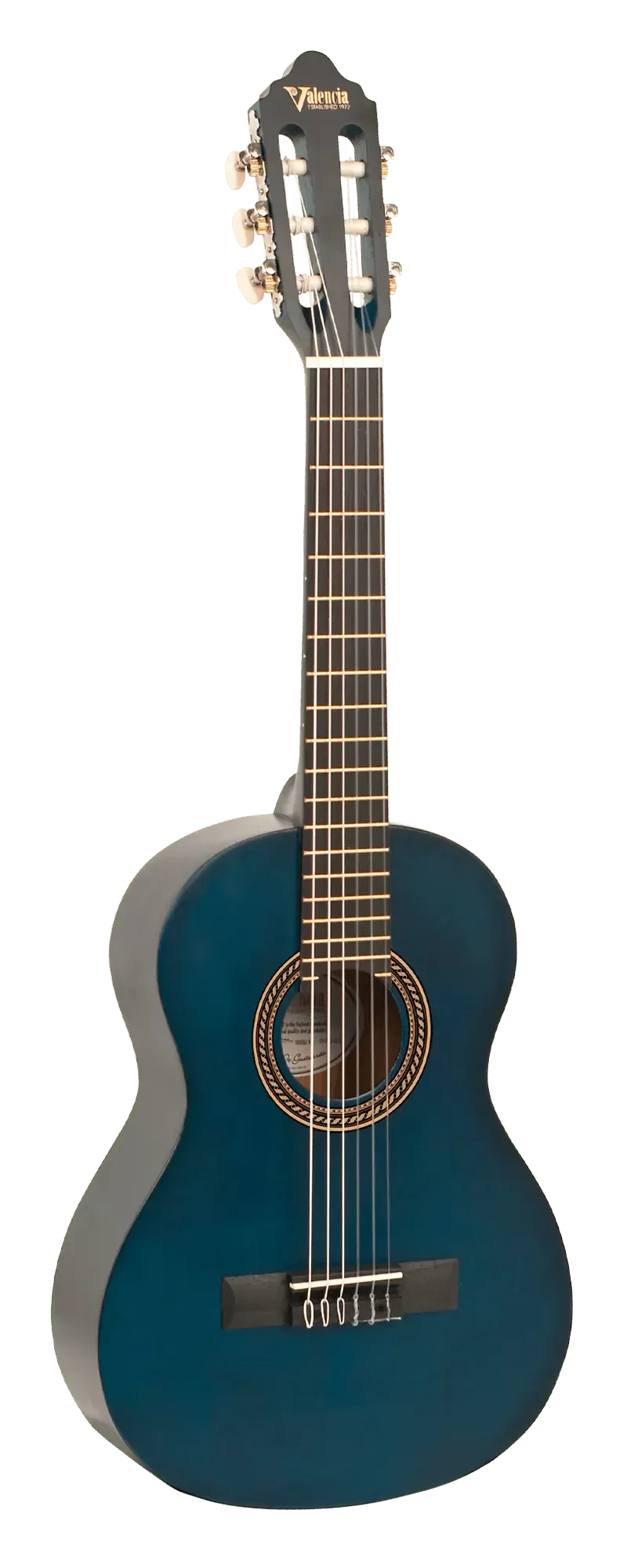 Классическая гитара Valencia VC202 TBU 1/2