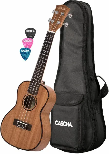 CASCHA HH 2035L Premium Mahogany Konzert Ukulele