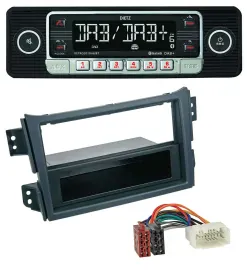 Dietz USB DAB MP3 Bluetooth Autoradio für Opel Agila B 2008-2014 Suzuki Splash