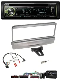 Автомагнитола Pioneer DAB, USB, MP3, CD для Ford Mondeo 2000–2002, серебристая
