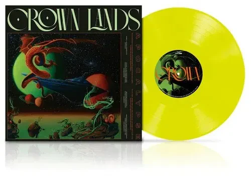 Виниловая пластинка Crown Lands - Apocalypse - Neon Yellow Colored Vinyl [New Vinyl LP] Colored Viny