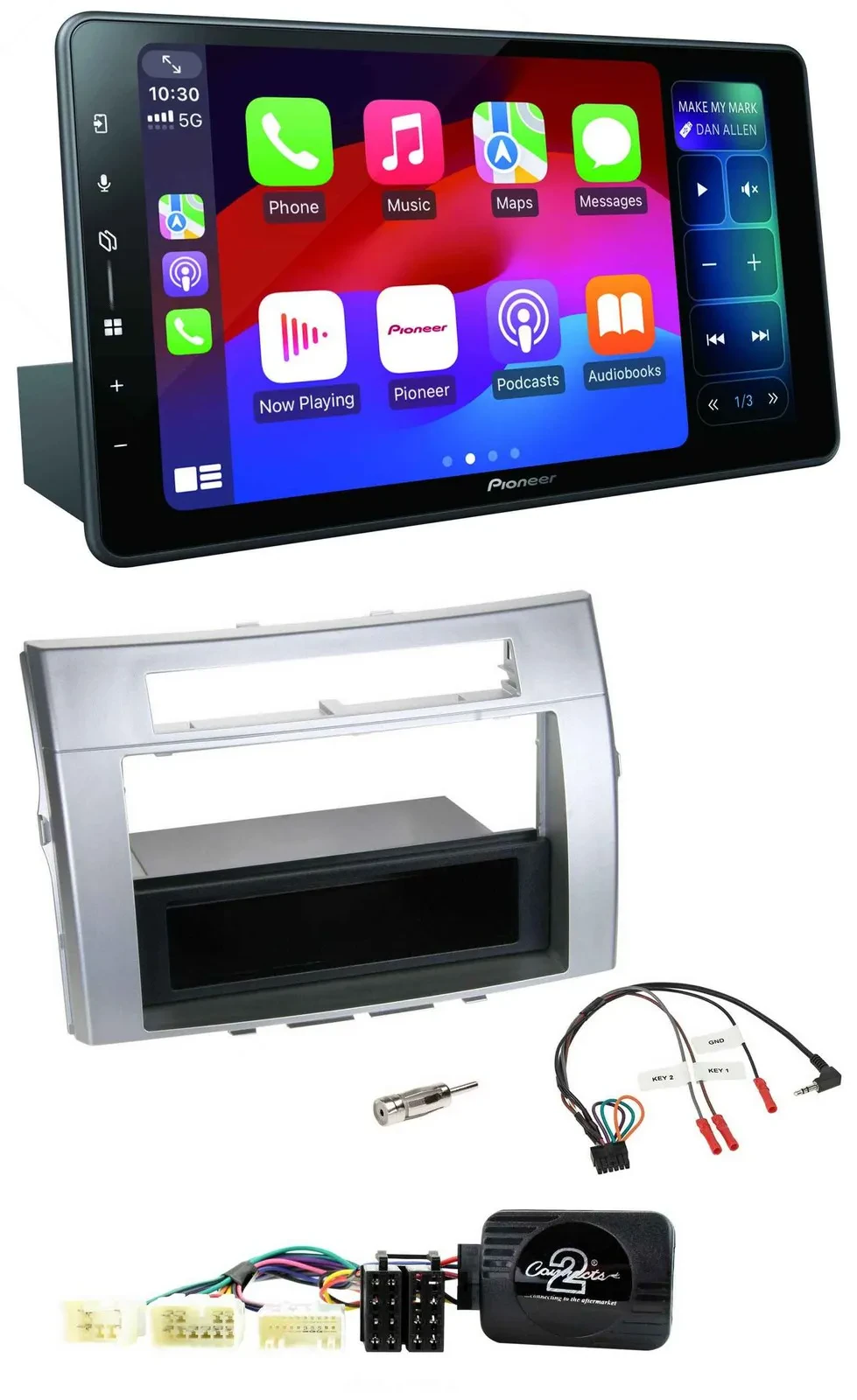 Pioneer Bluetooth DAB Lenkrad USB Autoradio für Toyota Corolla Verso 2004-2007 s