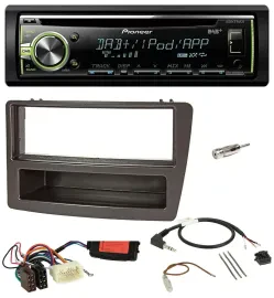 Автомагнитола Pioneer CD, DAB, USB, MP3 для Honda Civic 2004–2006, антрацит