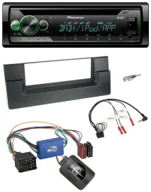 Автомагнитола для BMW 5 Series E39 (1996–2004) Pioneer CD, USB, MP3, DAB, поддержка управления с руля, совместима с активной аудиосистемой