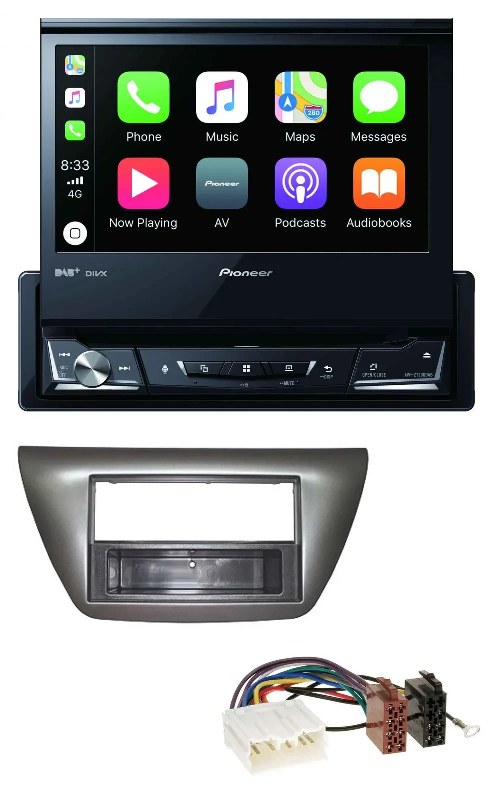 Pioneer DVD Bluetooth DAB USB MP3 Autoradio für Mitsubishi Lancer Evo 2004-2008