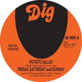 Виниловая пластинка Friday Saturday & Sunday - Potato Salad [New 7" Vinyl]