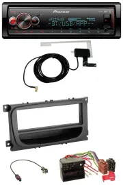 Автомагнитола Pioneer Bluetooth, DAB, USB, MP3 для Ford C‑Max/Focus/Galaxy (с 2007)