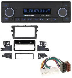 Blaupunkt DAB USB Bluetooth MP3 Autoradio für Toyota Corolla 2009-2012 silber