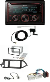 Pioneer 2DIN MP3 DAB USB CD Bluetooth Autoradio für Kia Picanto ab 11 Start-Stop
