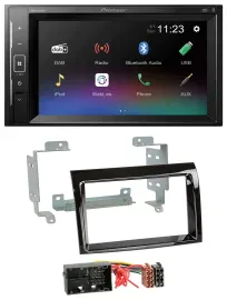 Pioneer DAB MP3 2DIN Bluetooth USB Autoradio für Fiat Ducato Peugeot Boxer Citro