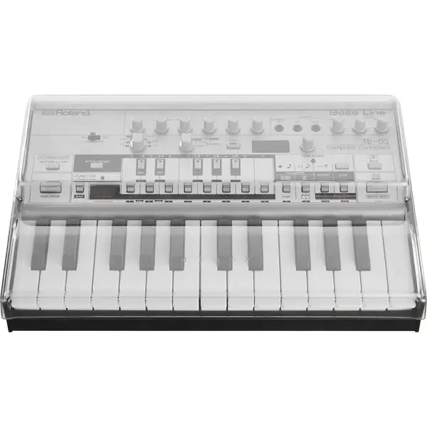 Защитная крышка для музыкального оборудования Decksaver Roland K-25M Boutique Smoked