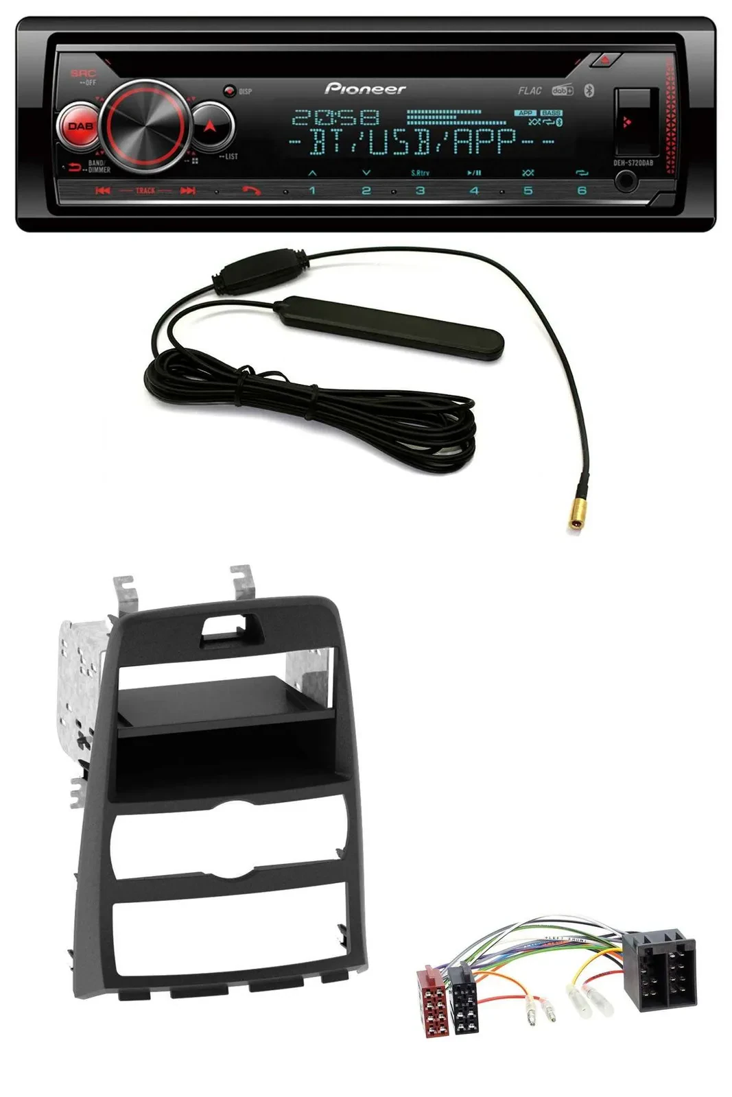 Автомагнитола для Hyundai Genesis BK (2010–2012) Pioneer USB DAB MP3 Bluetooth CD