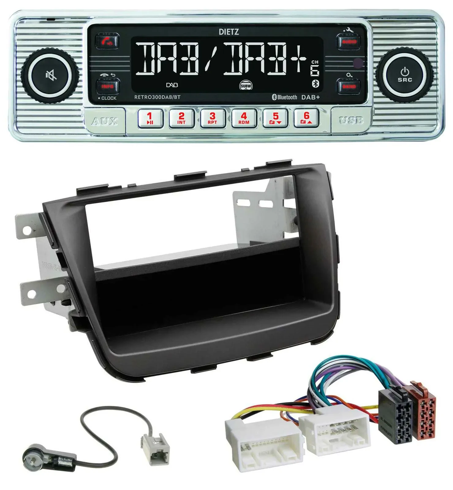 Dietz Bluetooth MP3 DAB USB Autoradio für Kia Sorento II XM Facelift 12-15
