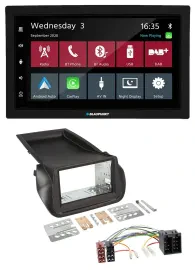 Blaupunkt DAB Bluetooth USB MP3 2DIN Autoradio für Citroen Nemo Fiat Fiorino Peu