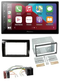 Pioneer USB MP3 DAB 2DIN Bluetooth Autoradio für Fiat Bravo (ab 2007)