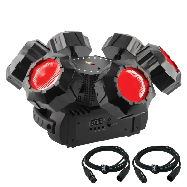 Светодиодный прибор Chauvet DJ Helicopter Q6 с кабелем