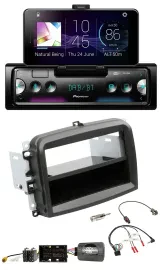 Автомагнитола Pioneer для Fiat 500L (с 2012), USB, Bluetooth, DAB, поддержка управления на руле