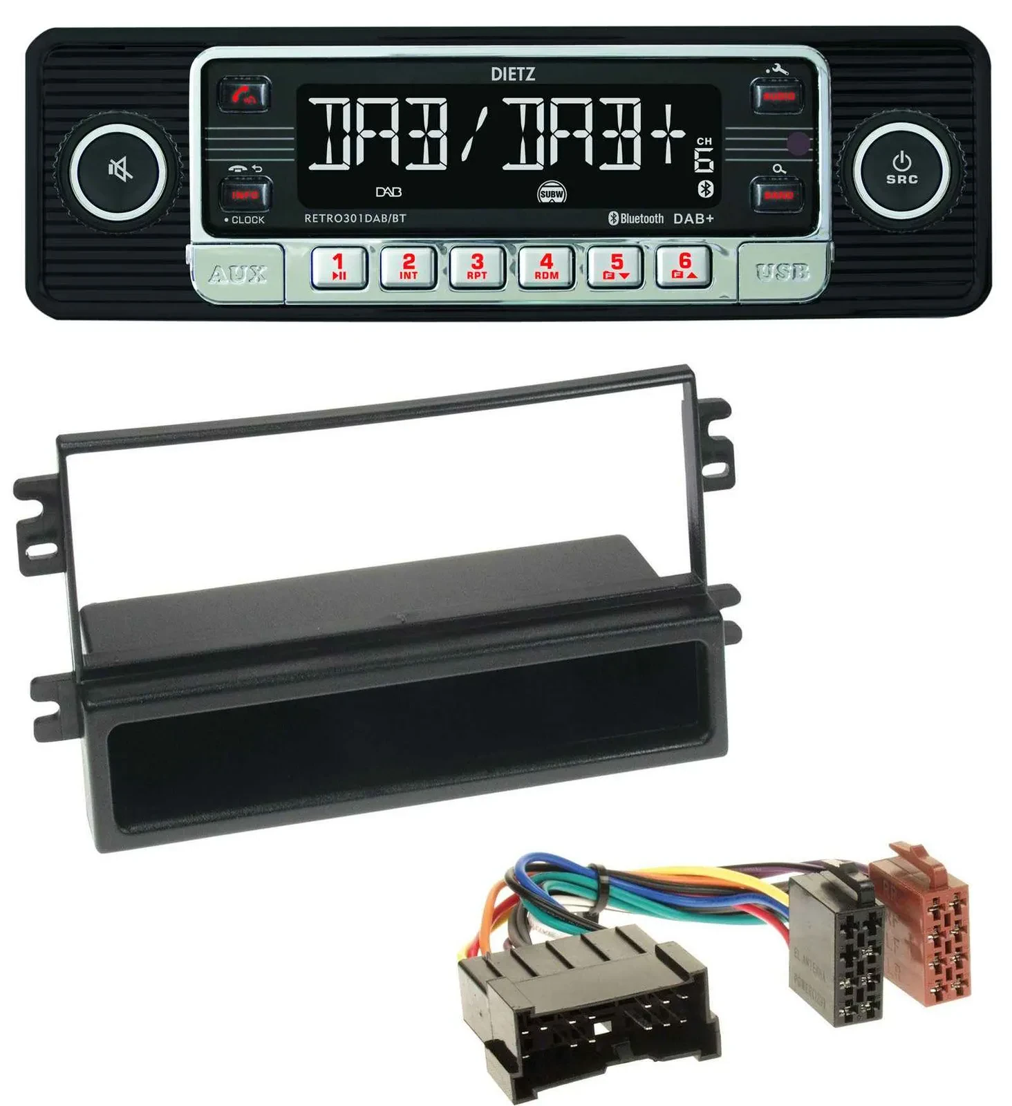 Автомагнитола для Kia Carens II (2004–2006) Dietz USB, DAB, MP3, Bluetooth