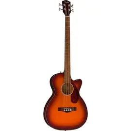 Бас-гитара акустическая с подключением Fender CB-60SCE Acoustic-Electric Bass Guitar Aged Cognac Burst