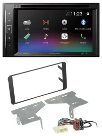 Автомагнитола для Subaru BRZ (с 2012) Pioneer 2DIN Bluetooth, USB, MP3, DAB, DVD