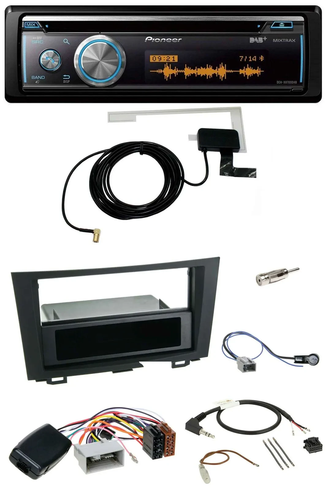 Автомагнитола для Honda CR‑V (2006–2012) Pioneer Bluetooth DAB USB CD