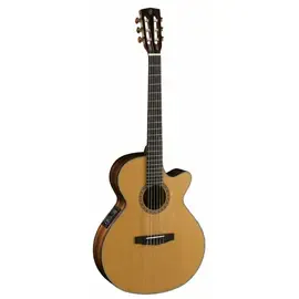 Классическая гитара с подключением Cort CEC7 Natural Satin с узким грифом