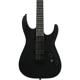 Charvel Pro-Mod Plus Dinky DK24 HH HT Ash Electric Guitar - Black Ash