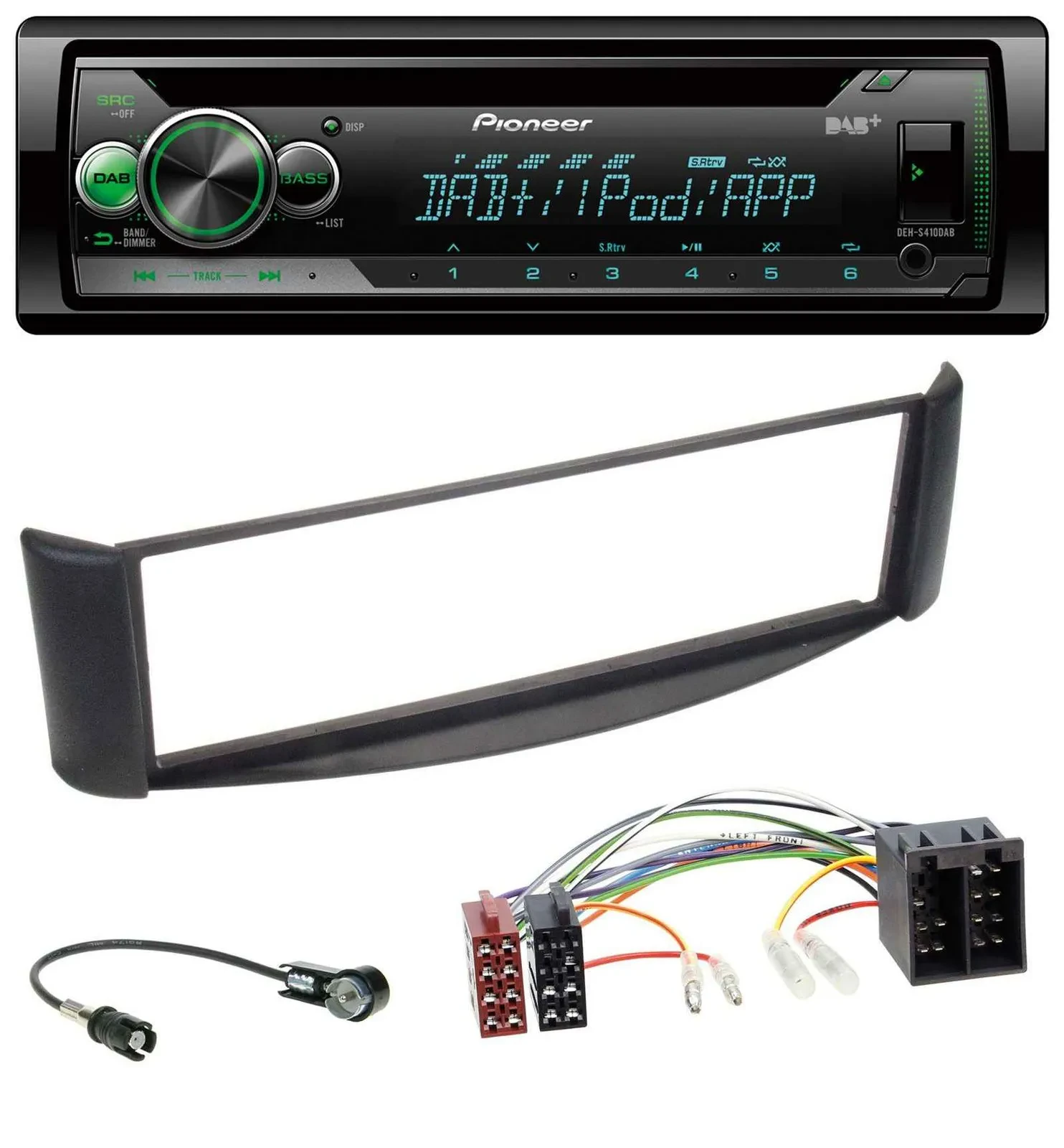 Автомагнитола для Smart ForTwo (1998–2007) Pioneer USB MP3 DAB AUX CD