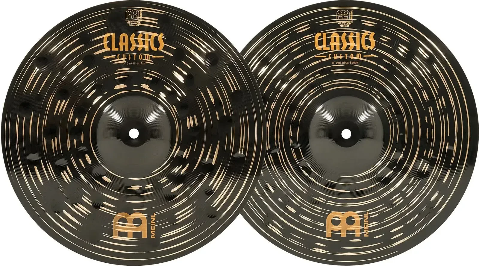 Тарелка барабанная MEINL 14" Classics Custom Dark Hi-Hat (пара)