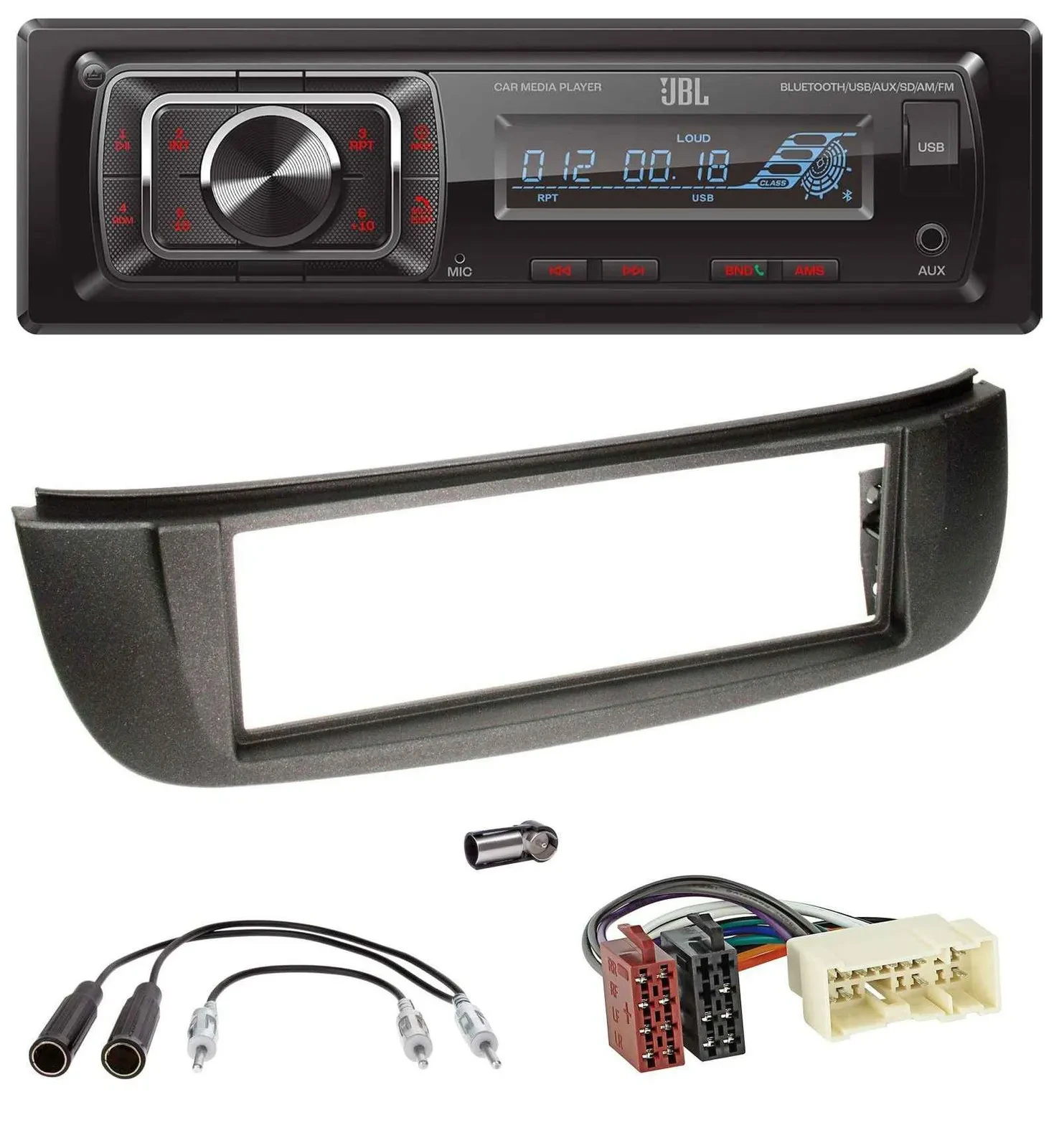 JBL SD AUX MP3 USB Bluetooth Autoradio für Nissan Almera Tino (2001-2004)