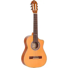 Классическая гитара с подключением Ortega RQ39E Requinto Acoustic-Electric Guitar Natural