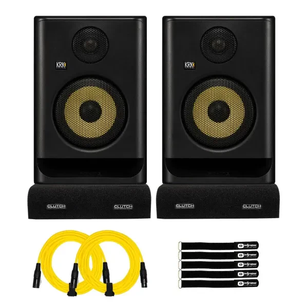 KRK Generation 5 Rokit RP5 G5 5" Powered Studio Monitor Speakers Pair w XLR