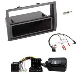 Einbauset Lenkradadapter DIN Autoradio für Citroen Jumper Peugeot Boxer 06-08